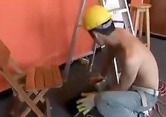 best of Teases construction worker with strips