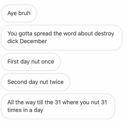Destroy dick december daddy dirty