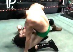 Sexy mixed wrestling brooke carlos