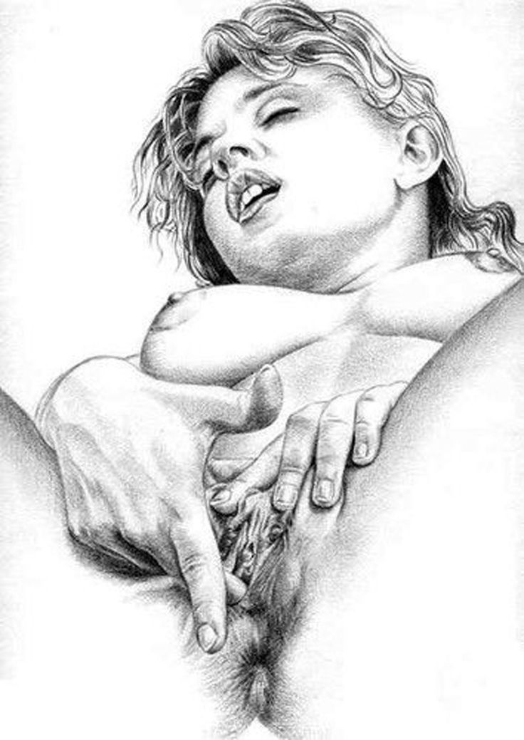 best of Masturbate sketch Nude woman