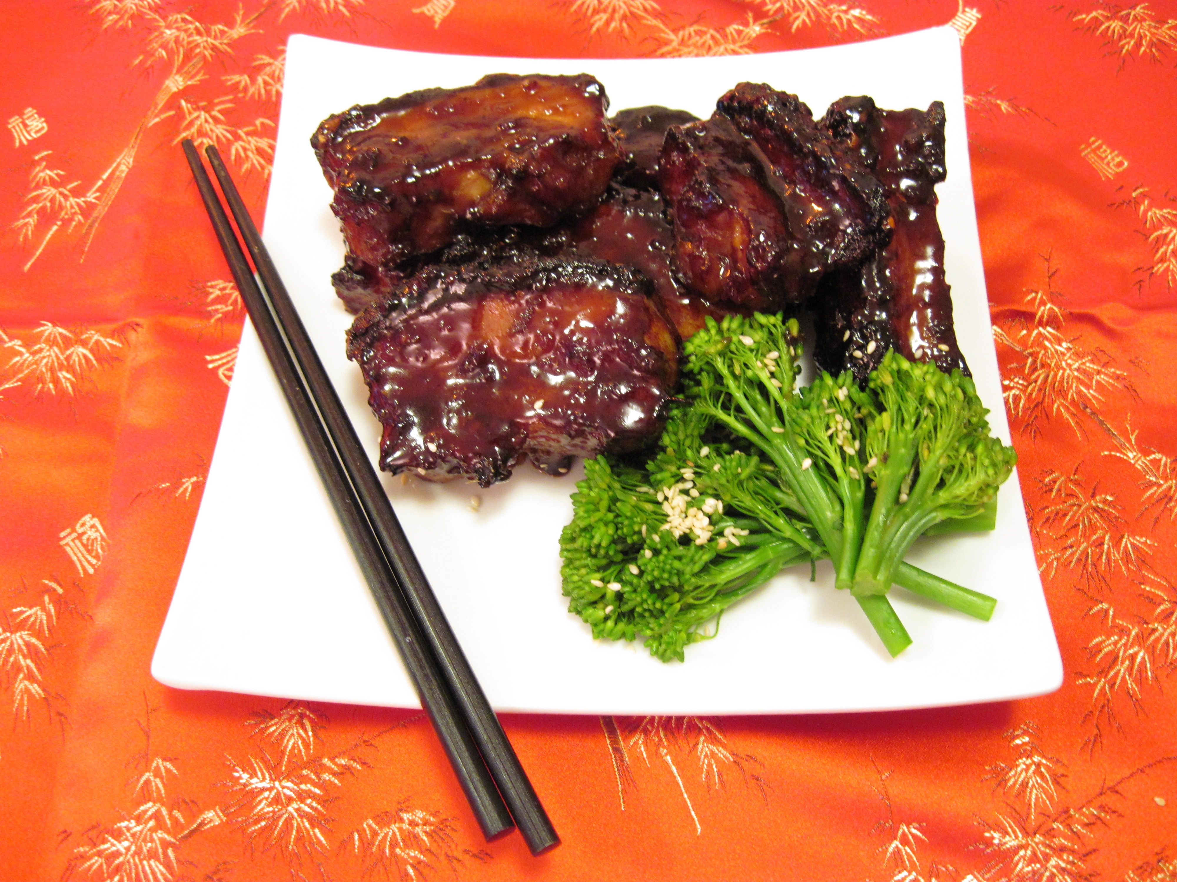 Hitch reccomend Asian barbeque pork short ribs