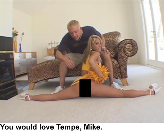 Arizona state cheerleader porno