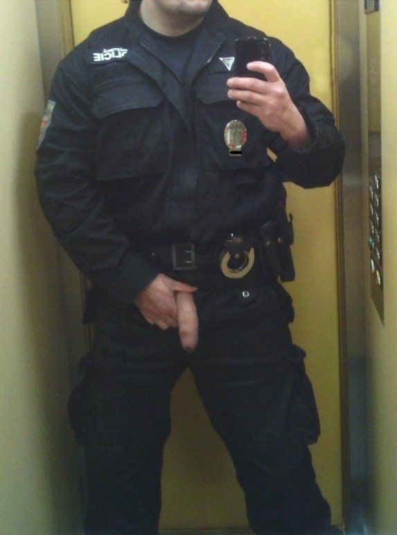 Cop big cock