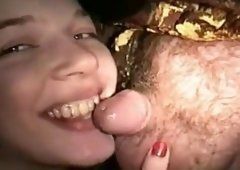 Bondages shaved lick penis load cumm on face
