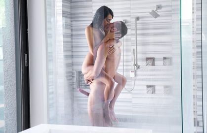 Shower passionate sex