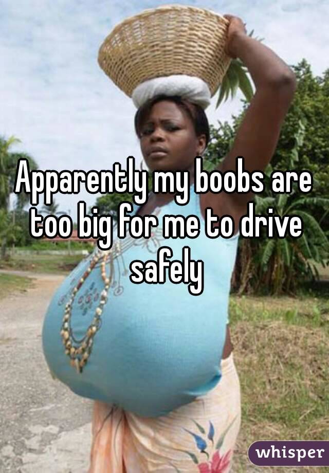 My boob are this big