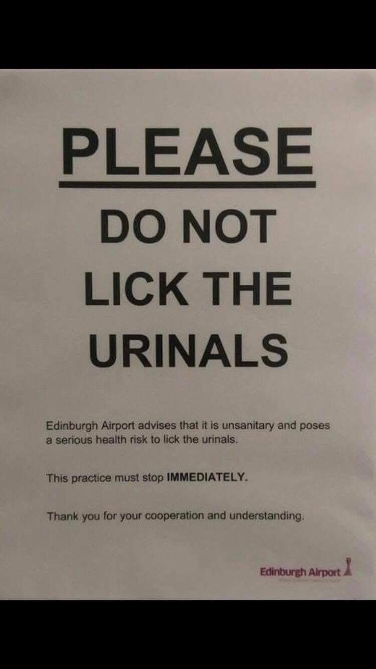 Sir reccomend Made to lick urnials