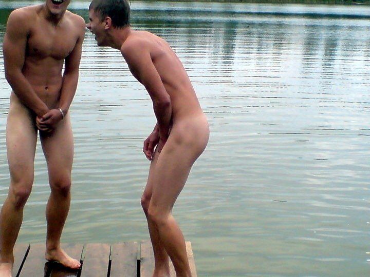 Teenager boys pants off naked