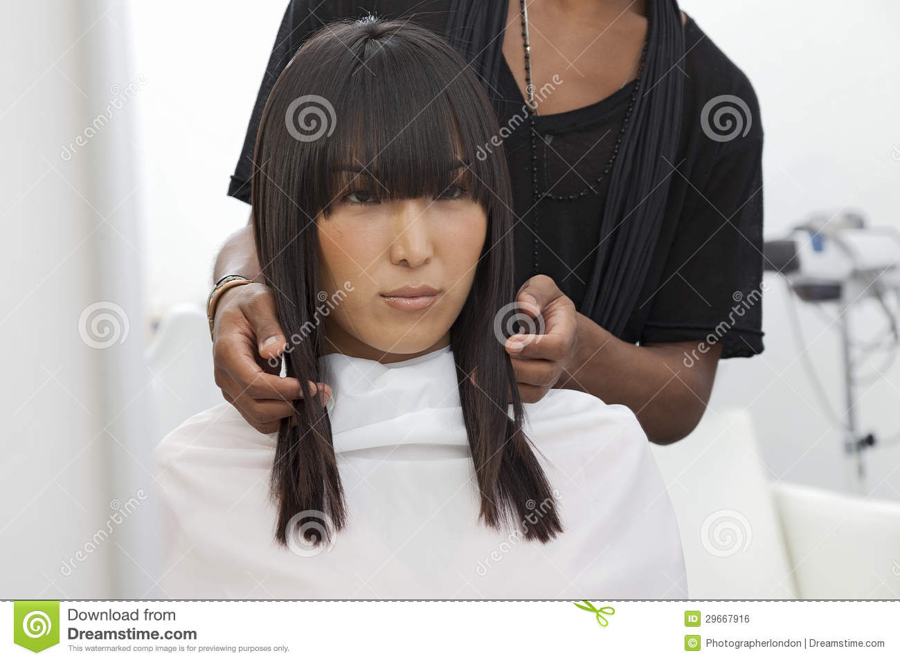 Asian haircut salon