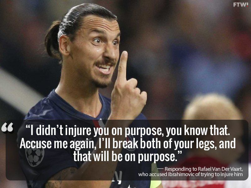 Automatic reccomend Ibrahimovic quotes funny