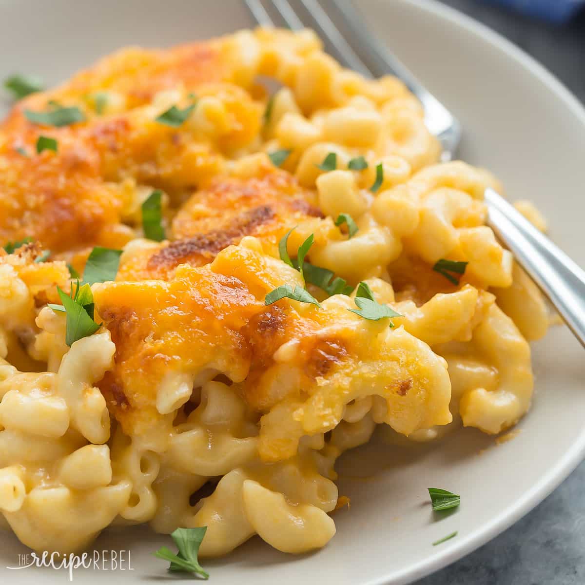 Low fat macaroni and cheese casserole