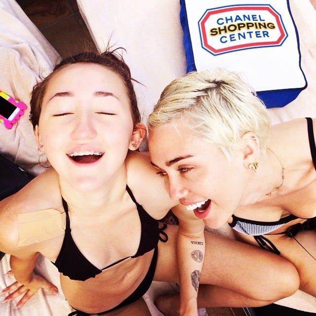 Miley cyrus sister topless