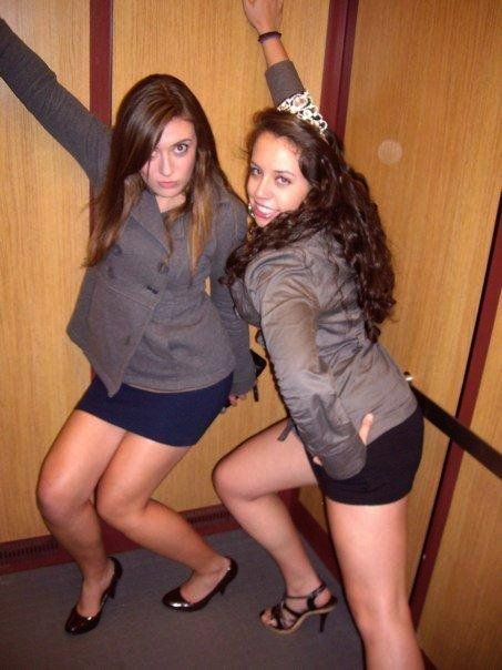 Young teen sluts in skirts
