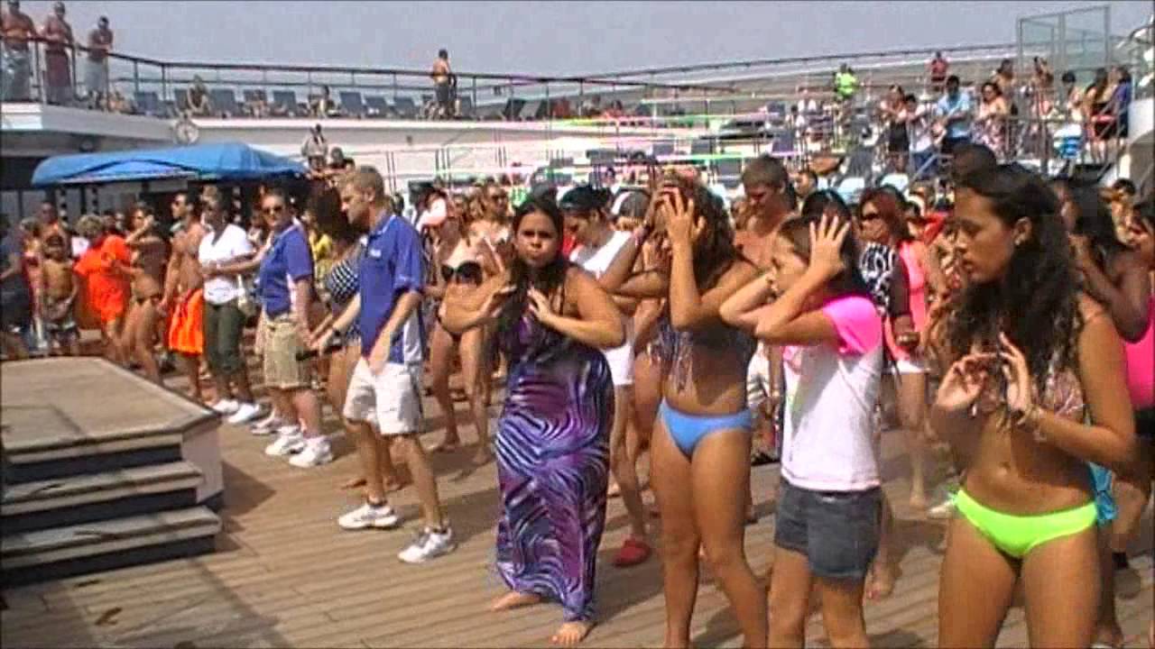 Wonder W. reccomend Carival cruise ship bikini video