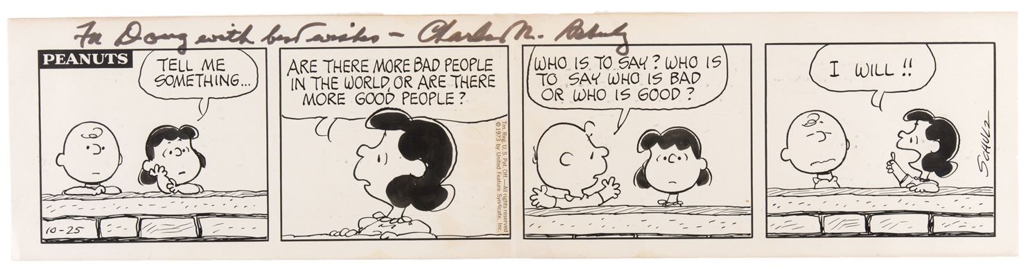 best of Schulz strip Charles comic