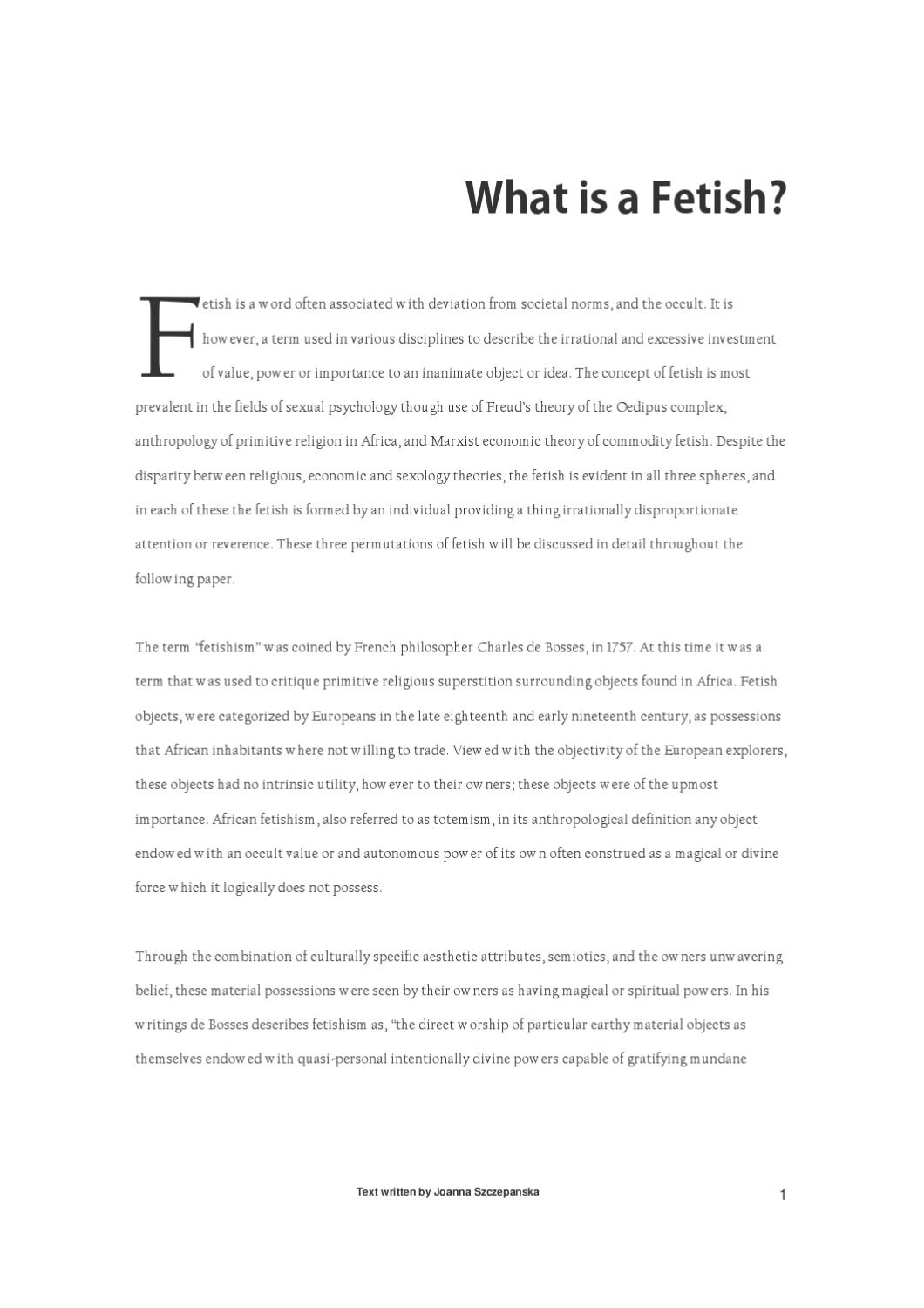Frostbite reccomend Theory of fetish