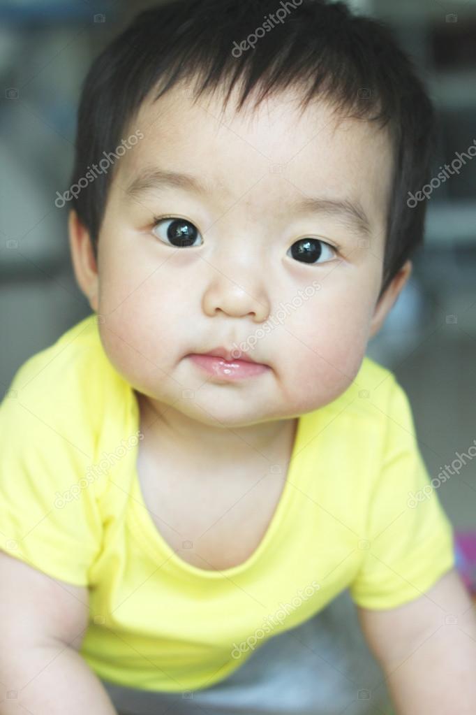 Asian baby boy