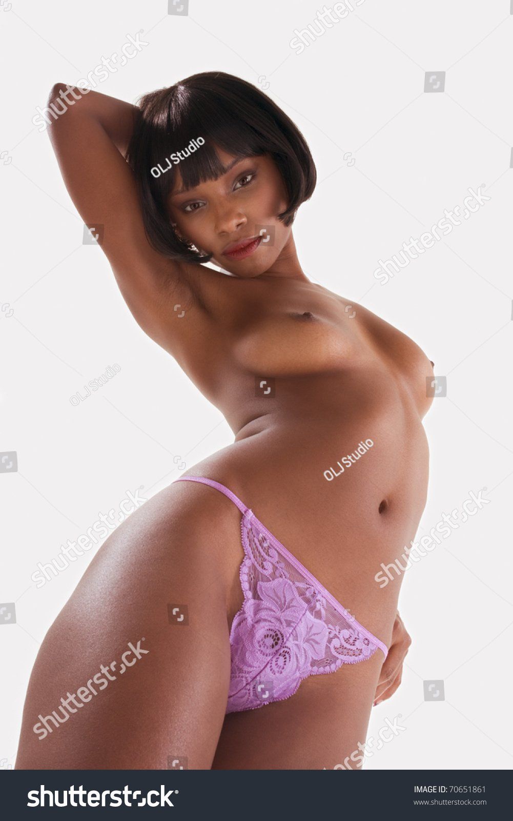African american nude midel