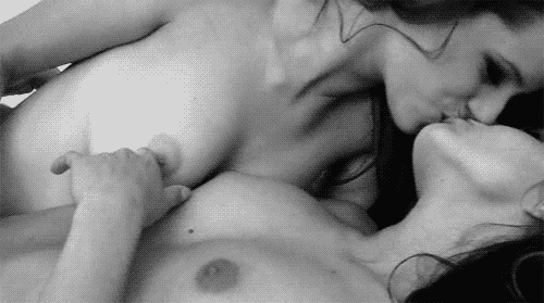 best of Gif kissing Naked nipple