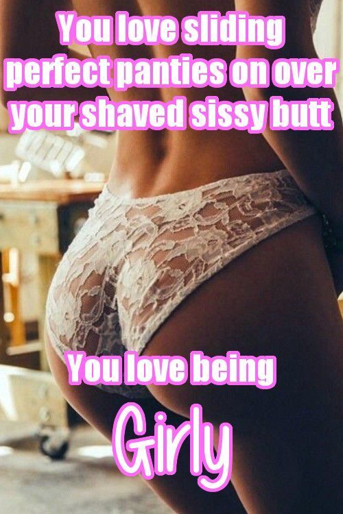 best of Shaved panties Sissy in