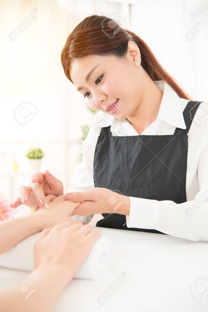 Asian hand massage