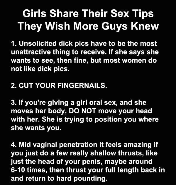 best of Girls Great sex tips