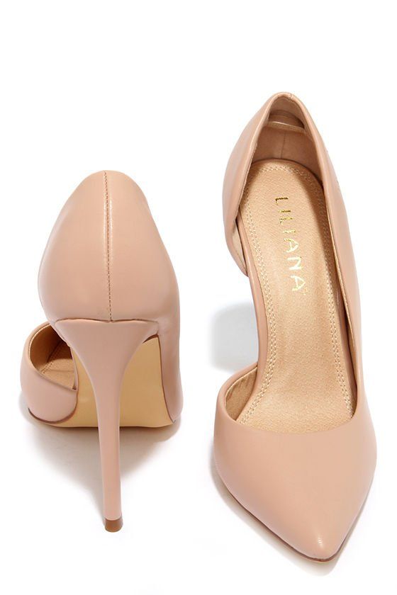 best of Heel leather Nude patent