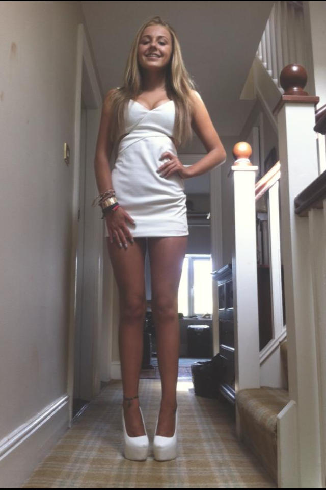 Hot girl tight short dress