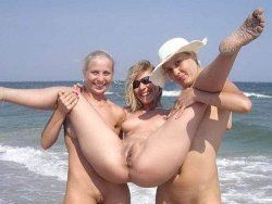 Wives at nude beach