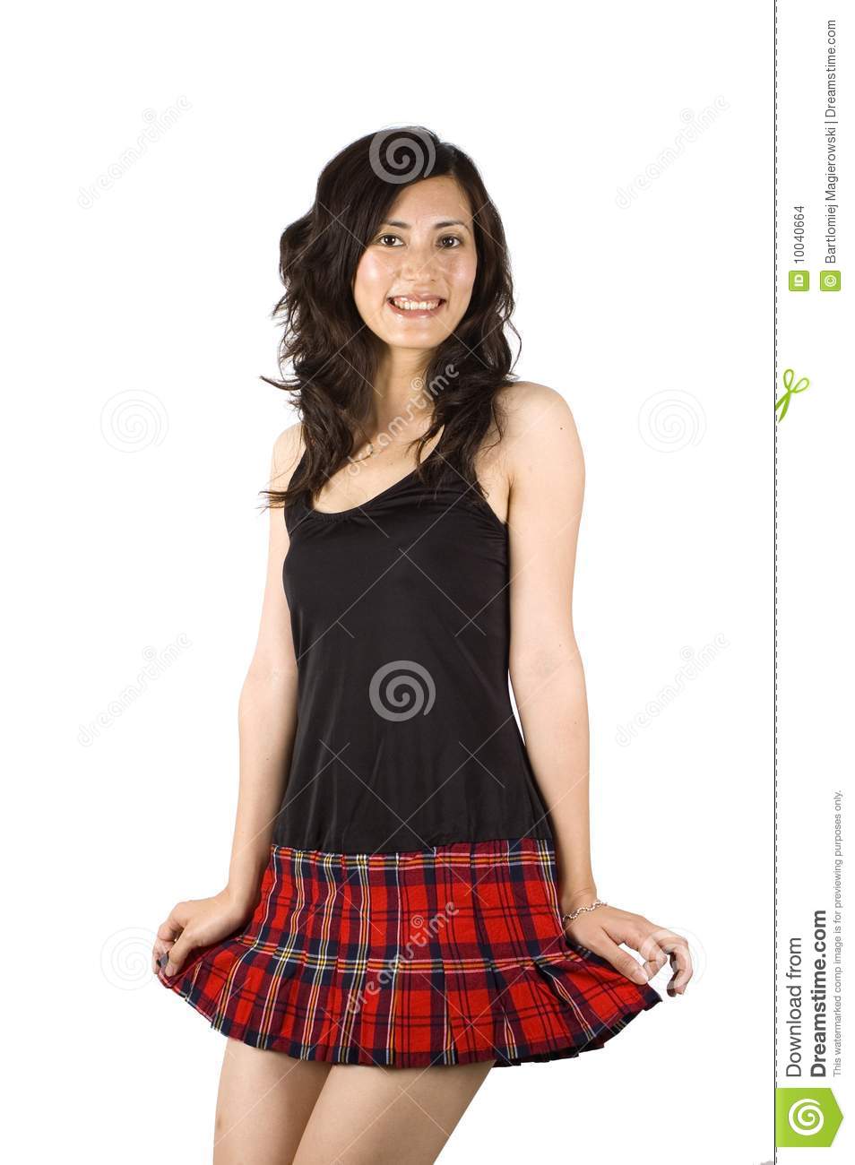 Sexy asian girl short skirt