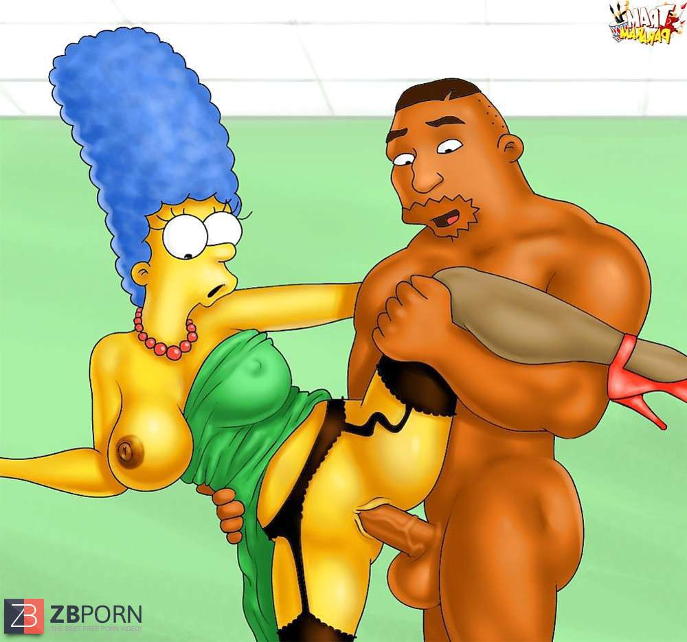 Marge hot simpson black man po
