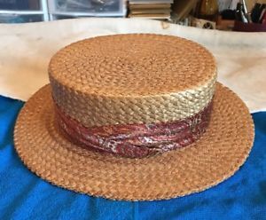 best of 30s boater hat stetson straw Vintage