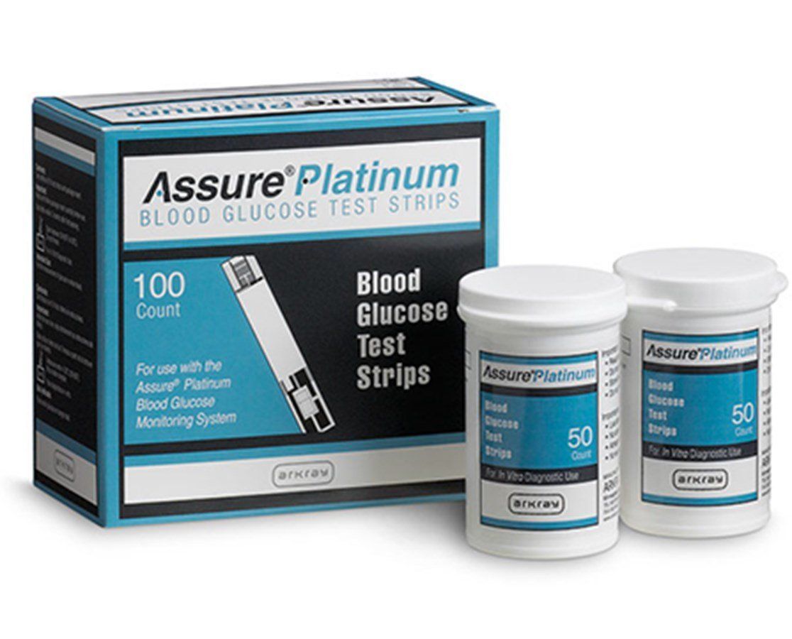 Assure glucose test strip