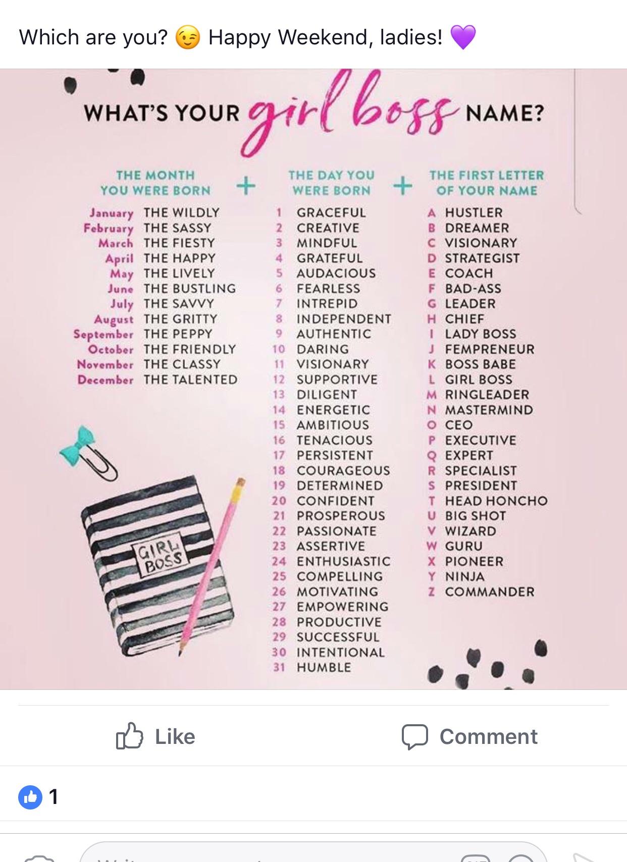 Gi-Gi reccomend Hustler girls names