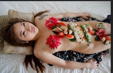 Viper reccomend Sushi on naked women
