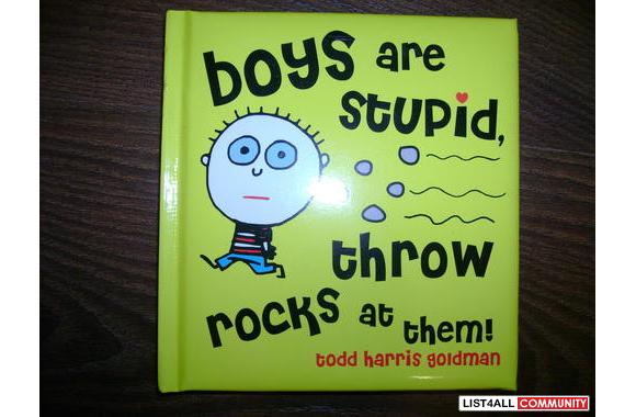 Boys suck throw rocks