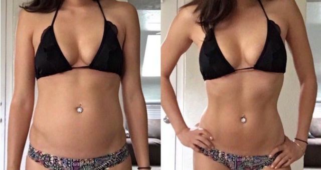best of Stomach rolled Bikini over but fit