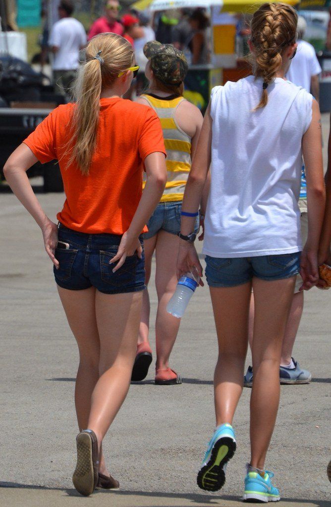 best of Sexy in Candid shorts teens
