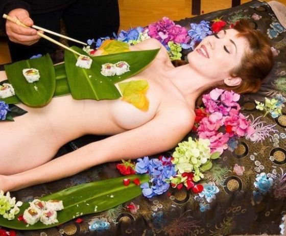 best of Naked women on Sushi