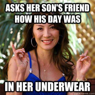 Asian mom underwear