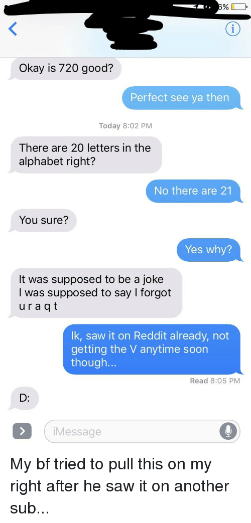 Goldfish reccomend Joke 20 letters in the alphabet