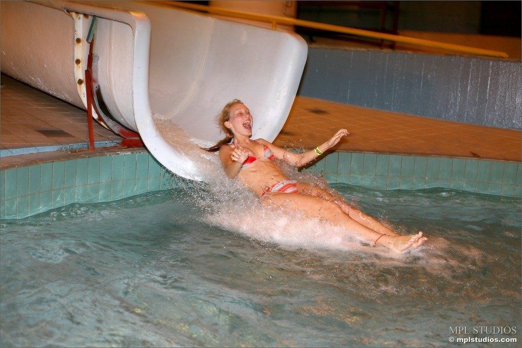 Peep reccomend Girls on water slides naked