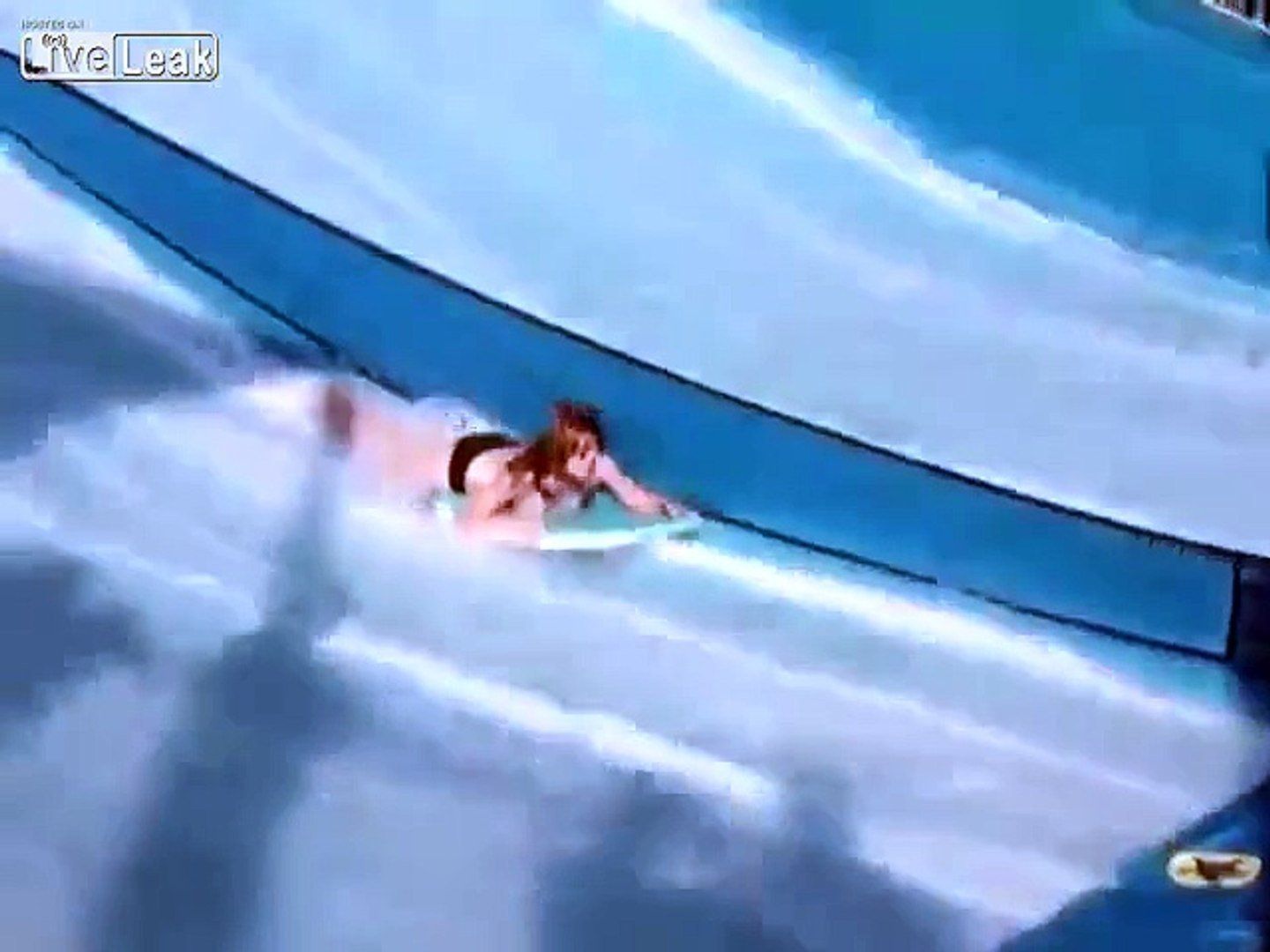 Girls on water slides naked