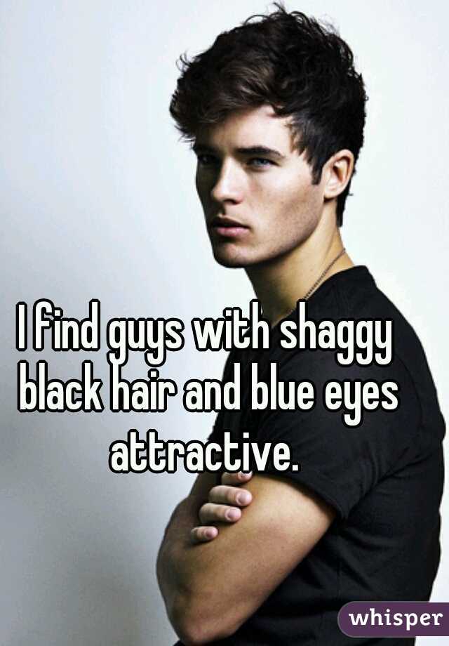 best of And hair Guys eyes blue with black