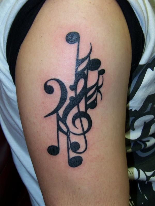 Music tattoos for girls
