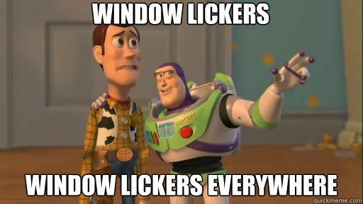 Kevlar reccomend Pictures of window lickers