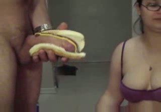 Dick hotdog bun